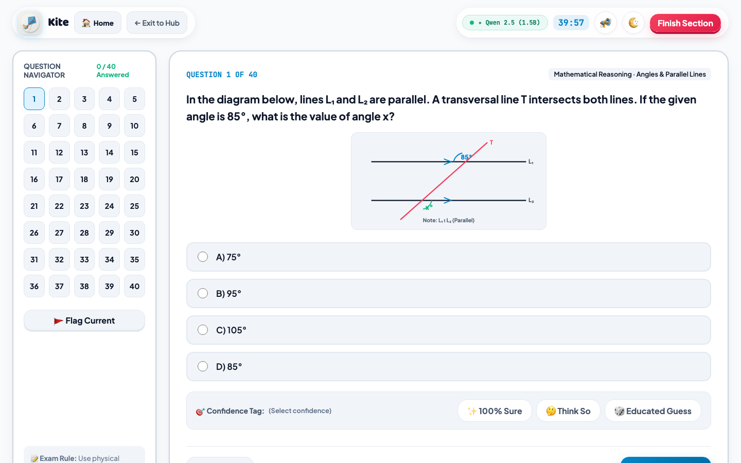NSW Selective CBT Exam Simulator